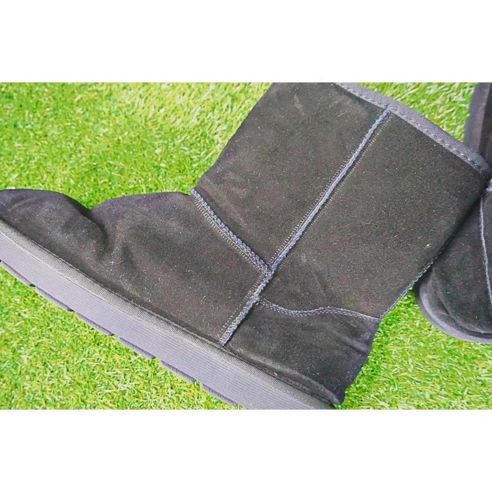 Jousen Milan AMY698 Black Round Toe Boots - Men's Size 11
